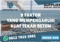 PENGARUH KUAT TEKAN BETON